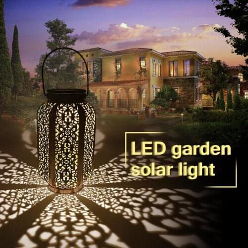 Solar Led Light Garden Light Waterproof Garden Decoration Wind Lamp Night Hanging Yard Lamp Garden Lawn Light Ground Light