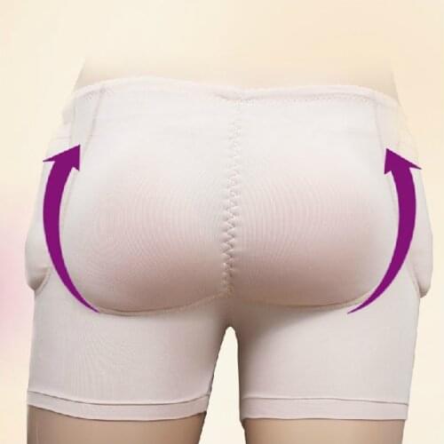 Crossdresser Fake Ass Butt Lift Shorts Body Shaper Hip Pads Enhancer Shemale Transgender Shape Shifter for Men Women Free Ship