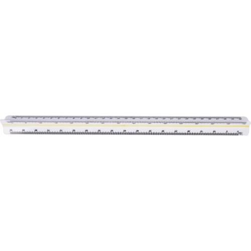 300mm 1:100~1:500Triangular Metric Scale Ruler For Engineer 12.6'' Multicolor Office School Accessories Supplies Stationery