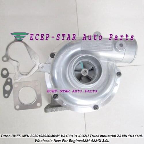 RHF5 CIFN 8980198930 8981851940 8981851941 VA430101 Turbo Turbocharger For ISUZU Truck Industrial ZAXIS 163 160L 4JJ1X 3.0L
