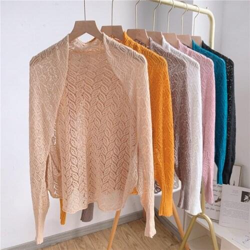 Summer Fake Collars Shawl for Women Knitted Wrap Shawl False Collars Ladies Long Sleeve Shirt Blouse Detachable Collars