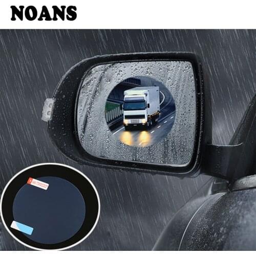 1 pair For BMW e46 e39 e36 Audi a4 b6 a3 a6 c5 Renault duster Lada granta Car Rearview Mirror Rainproof Film Sticker