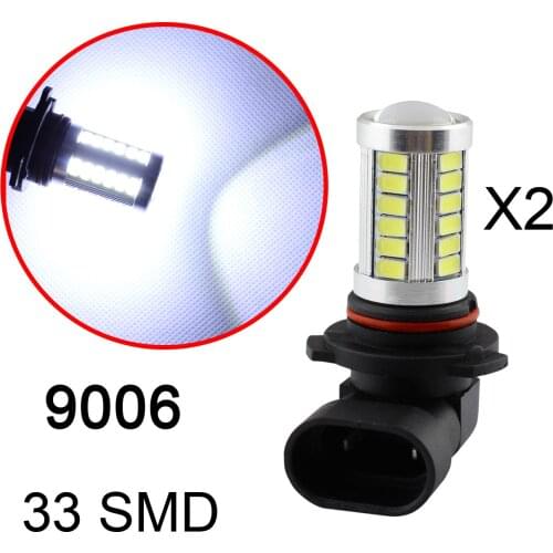 2pcs Car Led 9006XS 9006HP 9006 9012 HB4 Fit For Foglight Fog Driving Light DRL Bright Bulbs Lamp White Style Accessories