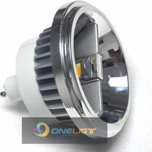 ONDENN 2pcs Dimmable LED AR111 Lamp 15W GU10 G53 Led AR111 Spotlight ES111 LED Light DC12V AC85-265V Free shipping