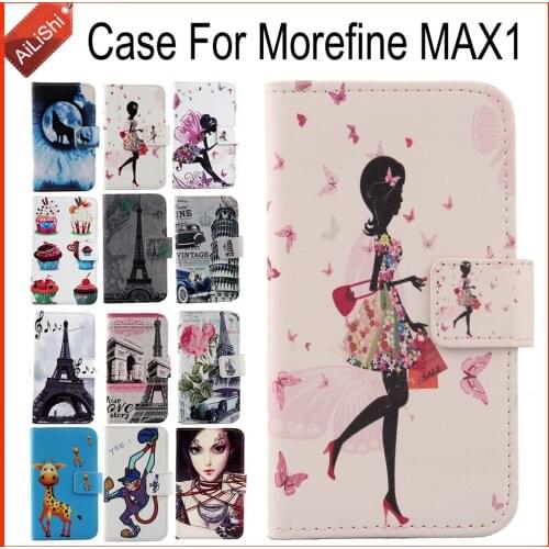 AiLiShi Factory Direct! For Morefine MAX1 Case Flip Stand Leather Case Cover Bag Exclusive 100% Special Phone Accessories