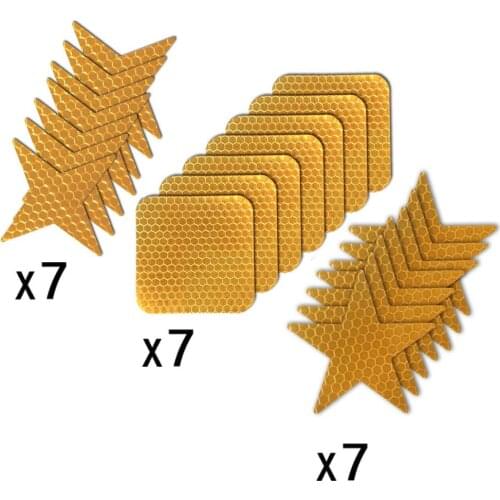 Car Stickers Waterproof High Intensity Tape Safety WarningTape for Roller Skates bicycle motorcycle baby strollers DIY