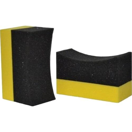 Car Waxing Polish Foam Sponge Multipurpose Cleaner Tool Polish Wax Applicator Pads Washing Sponge Car Tyre Brush Sponge