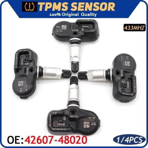CAR TPMS Tire Pressure Monitor Sensor 42607-48020 Fit For Lexus ES LS LX RX 2015-2024 433Mhz PMV-C215 4260748020 PMVC215