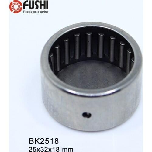 BK2518 Needle Bearings 25*32*18 mm ( 5 Pc ) Drawn Cup Needle Roller Bearing BK253218 Caged Closed ONE End
