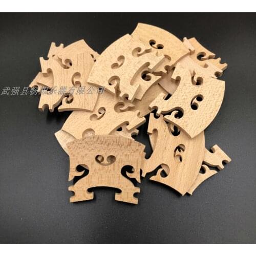 Violin part,20pcs Strong BAROQUE violin bridges fine maple laser precise 4/4