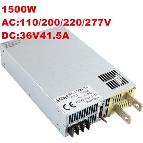 Transformers DC 5V 12V 15V 24V 30V 36V 48V 60V 68V 72V 110V Power Supply Adapter 1500W 1800W 2000W Industrial Power PLC Control