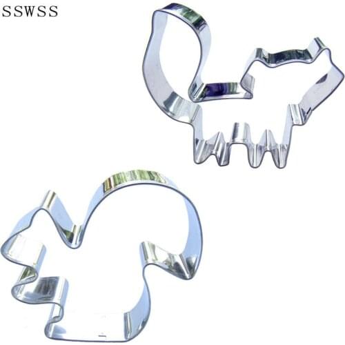 Cartoon Animals Shape,Squirrel,Fox,Cookie Cutters Baking Molds,Cake Decorating Fondant Tools,Direct Selling
