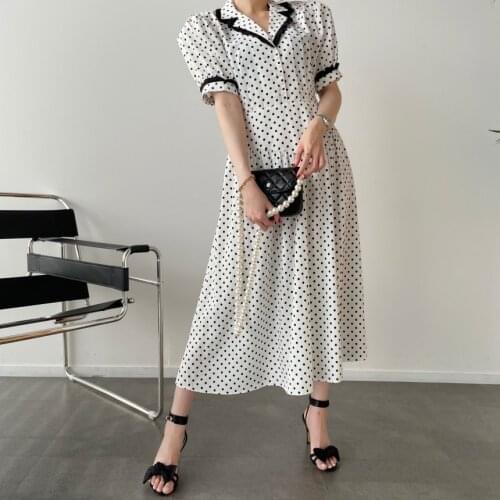 GRUIICEEN Summer Polka Dot Dresses