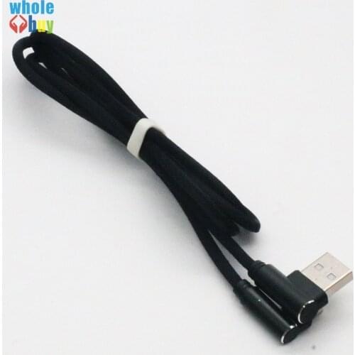 90 Degree Elbow Micro USB Cable Fast Charging USB C Data Cable for Samsung S6 S7 Edge for Xiaomi IPhone USB Charging Cord 500pcs