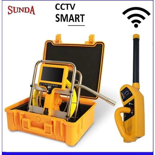 512hz locator sonde camera CCTV hot sale pipe inspection camera drain sewer camera 7inch LCD monitor long spring 23mm camera