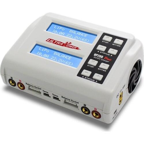 The new UP200DUO supports a power distribution drone model lithium battery charger