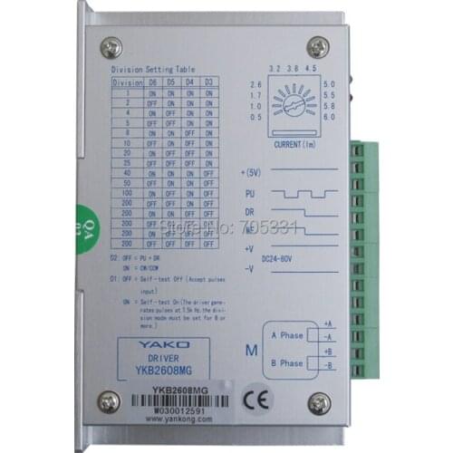 New and Original 2-phase CNC stepper motor driver YKB2608MG
