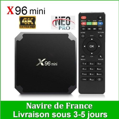 Authentic NEO TV Pro X96 mini smart TV Android 9.0 box French warehouse s905 Quad Core 8G 16G full HD Neo tv pro 2 Set Top Box