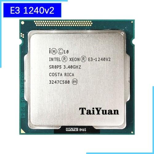 Intel Xeon E3-1240 v2 E3 1240v2 E3 1240 v2 3.4 GHz Quad-Core CPU Processor 8M 69W LGA 1155