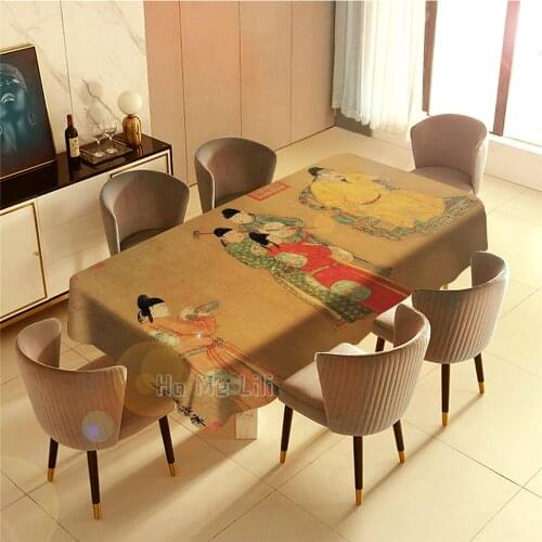 Ren Renfa Zhang Guolao Jian Ming Emperor Tablecloth Art Indoor And Outdoor Decoration