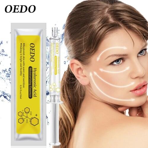 OEDO Hyaluronic Acid Serum Shrink Pores Oil Control Deep Moisturizing Whitening Cream for Dark Dry Skin Anti-Aging Plant Extract