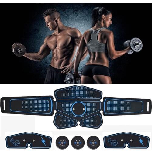 Exercise Machine Abdominal Toning Belt Vibration Abdominal Muscle Trainer Electronic Belt ABS Fitness Massage Gym Equiment EMS