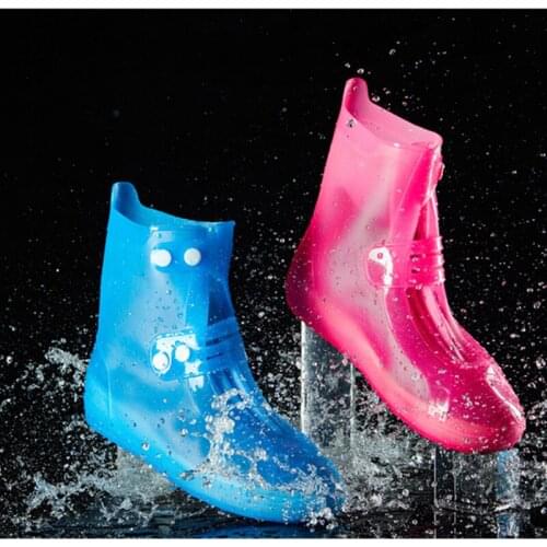 Waterproof Rain Shoe Covers Silicone Overshoe Non-slip Rain Shoes Cover For Men Women Shoes Anti Slip Elastic Reusable Rain Boot