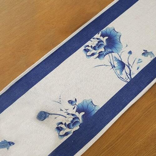 High Quality New Linen Table Runner Lace Fabric Wedding Christmas Gift Festival Party Favors Decoration For Home Accessories