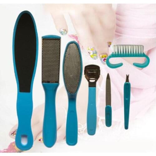 10 set mini predicure set foot file Pedicure Rasp, portable Stainless Steel Foot File Callus Remover nail file nail brush