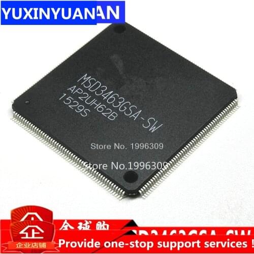 2PCS MSD3463GSA-SW LCD QFP MSD3463GSA MSD3463