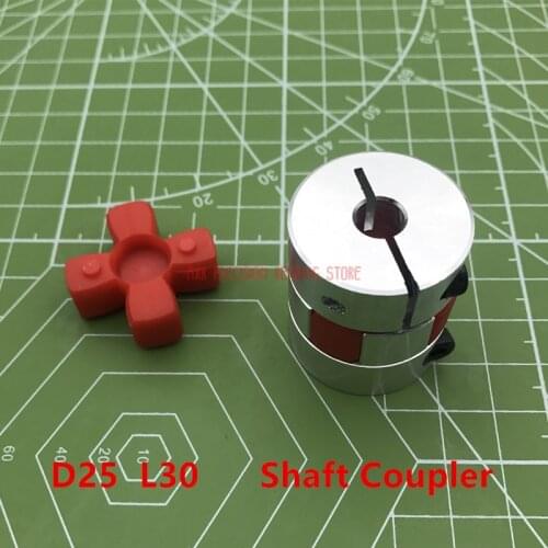 2019 Hot Sale Thrust Bearing Rolamentos Bearing 1pcs D25 L30 Cnc Jaw Shaft Coupler Flexible Spider Plum Coupling 6mm 6.35mm 8mm