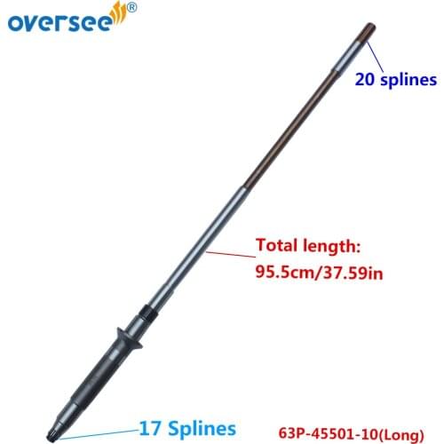 63P-45501 Long Driver Shaft For Yamaha Outboard Motor 4T F150HP 25" Gear Case 63P-45501-10 Lower Unit Using