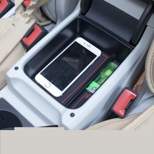 ABS High Quality Center Armrest Storage Box For Volkswagen Touran 2016 17 2018 AA378
