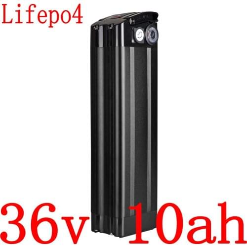 36V 10Ah lifepo4 Ebike Lithium Battery 36V 500W Electric Bicycle Battery 36V 10AH LiFePO4 li-ion battery with 15A BMS+2A charger
