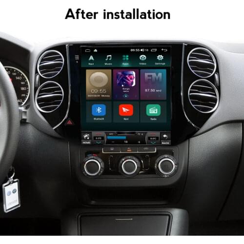128GB ROM For VW Volkswagen Tiguan 2010-2016 Car Radio Player Bluetooth usb Navigation Stereo Audio Android 11 WIFI+4G Lte