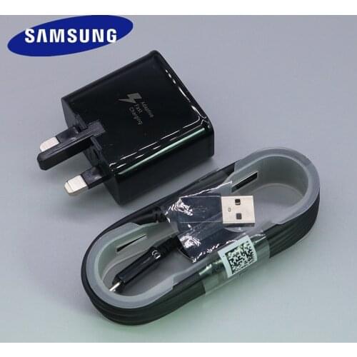 Samsung Fast Charger UK Plug Adapter 9V 1.67A Quick Charge 150cm Micro USB Cable for Samsung Galaxy S6 S7 Edge A3 A5 A7 2016 J7