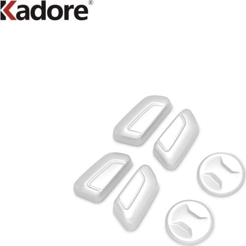 For Skoda Kodiaq 2016 2017 2018 ABS Matte Car Seat Adjustment Button Switch Cover Sticker Trim Car Interior Accessories