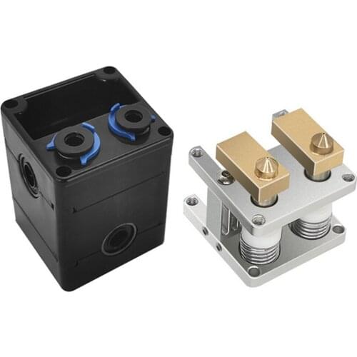 Dual Print Head Extruder 1.75MM Filament Printer Extruder Upgrade Kit for Ulimaker2 3D Printer Spare Parts