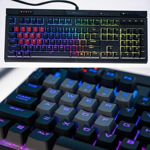 Gaming Keycaps Durable ABS Keycap OEM Profile Personality Height Translucent Key for Corsair K70, K65, K95, G710