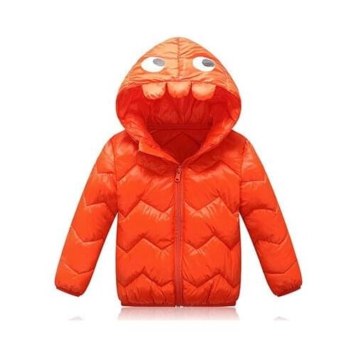 New Fashion Childrens Coats O-neck Solid Kids Hooded Jackets Zipper Warm High Quality Children Outerwear