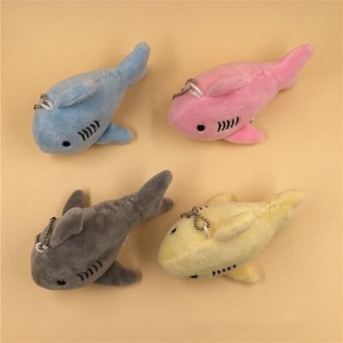 Mini Small Ocean Plush Keychains Shark Plush Stuffed TOY Doll Animal Key Chain Pendant Plush Toys Baby Gift Plush Doll