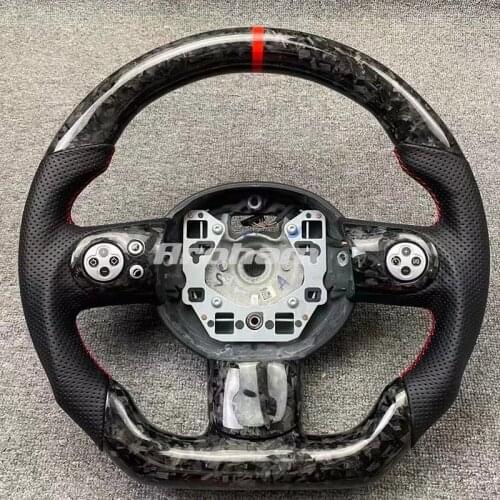 Upgraded Forging Real Carbon Fiber Steering Wheel For BMW Mini Cooper R55 R56 R57 R58 R59 R60