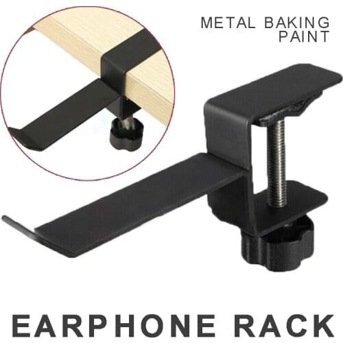 Newest Under Desk Headphone Stand Gaming Headset Hanger With Adjustable Clamp Effectively Put And Protect Beloved Headphones
