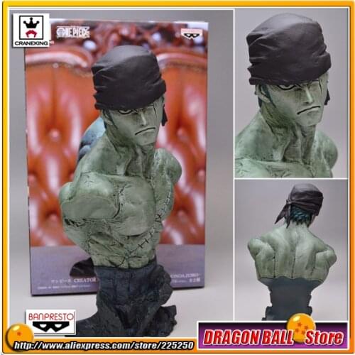 Japan Anime "One Piece" Original BANPRESTO Creator x Creator Rough Edges Toy Figure - RORONOA. ZORO Special Ver