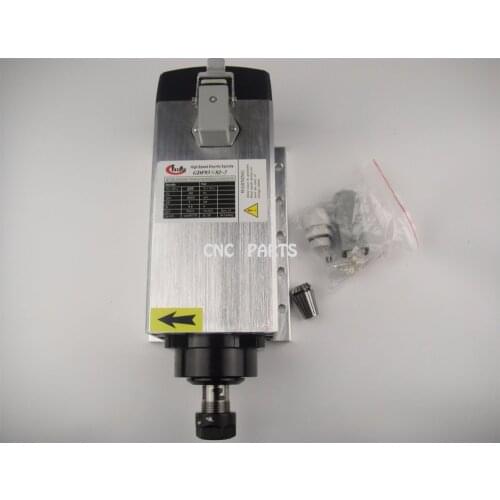 3KW square ER20 AC380V air CNC milling spindle