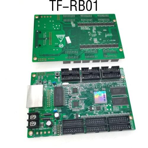 TF-RB01 RGB full color LED Video Screen receiving card Comes with 12 Groups HUB75E work along with TF-QB1/TF-QB3/TF-QB5
