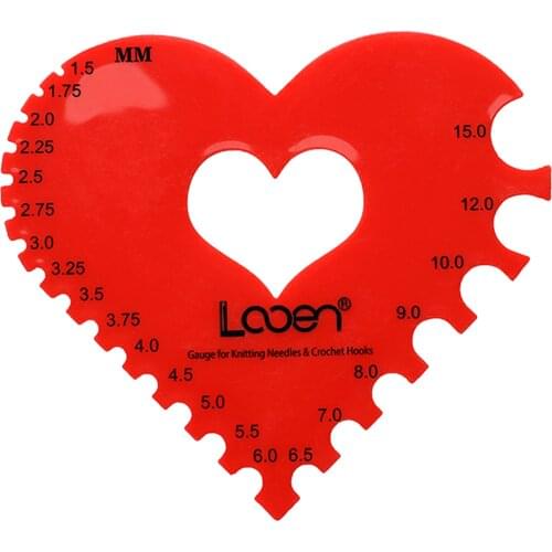 Crochet Gauge MM Sewing Ruler Counter Density Sth for Sweater Knitting Tools