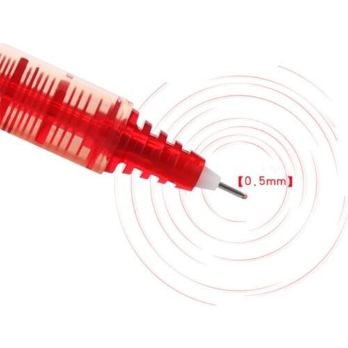 1Pcs 0.5mm Black Red Marker Pen Microblading Permanent Makeup Tattoo Supplies Surgical Skin Marker Pen for Eyebrow Scribe Tool