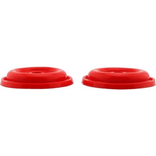 2 Packs Exhaust Valve Bellows Replacements 5412379 for Polaris Snowmobiles 440 to 900 Boat Accessories Red