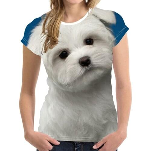 Versatile T Shirts for Women Tops Product New Products Womens Tops and New Arrival 2022 Plus Size Dog Crew Neck Black